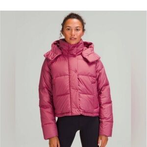Lululemon Athletica pink Puffer Jacket